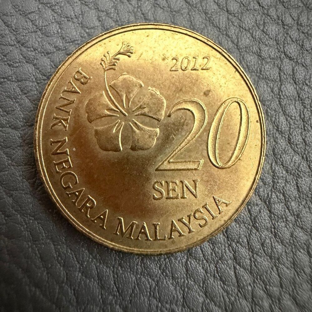 Malaysia 20 Sen Coin 2012